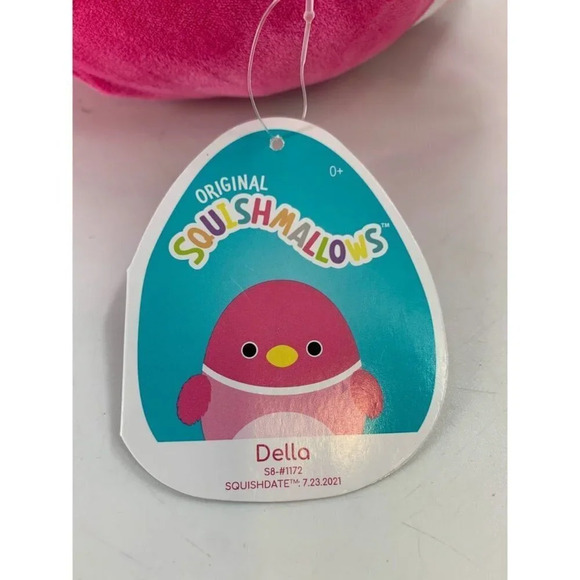 Squishmallows Della the Pink Mallard‎ Duck 8" Inch Plus Kelly Toys NWT - Picture 6 of 12